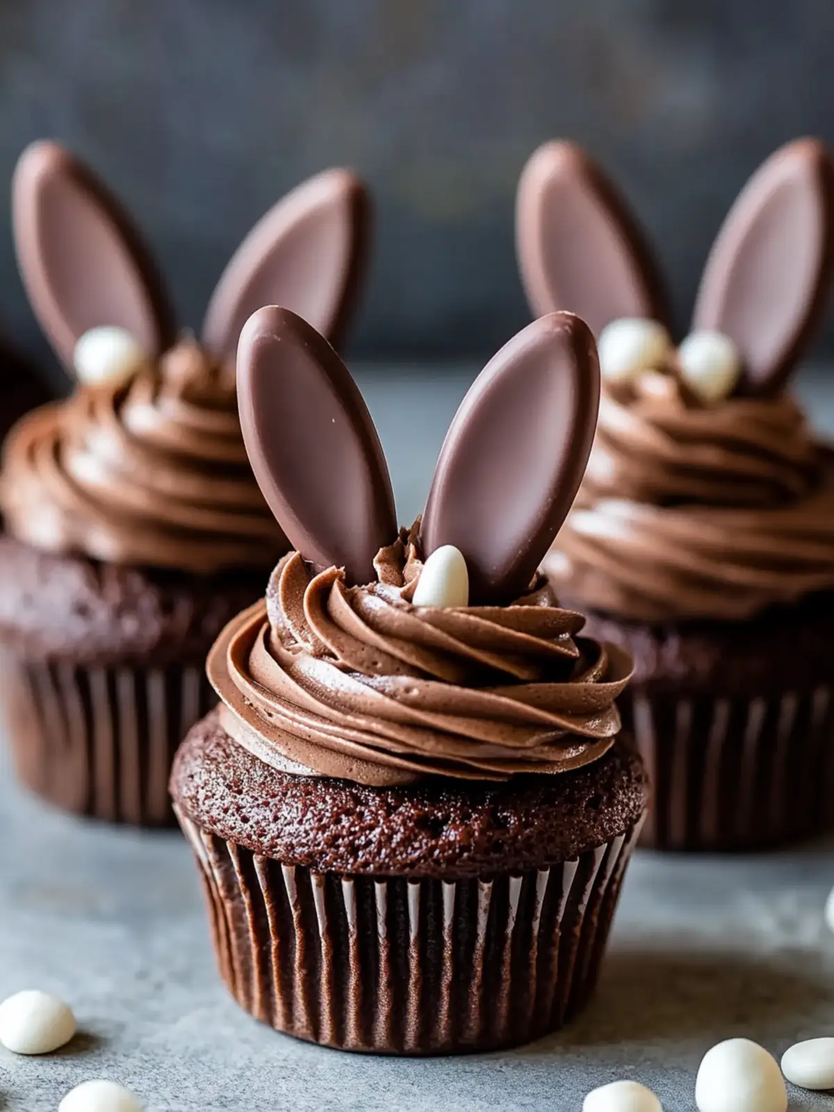 Bunny Ears Chocolate Cupcakes for a Playful Easter Surprise 3 Bunny Ears Chocolate Cupcakes