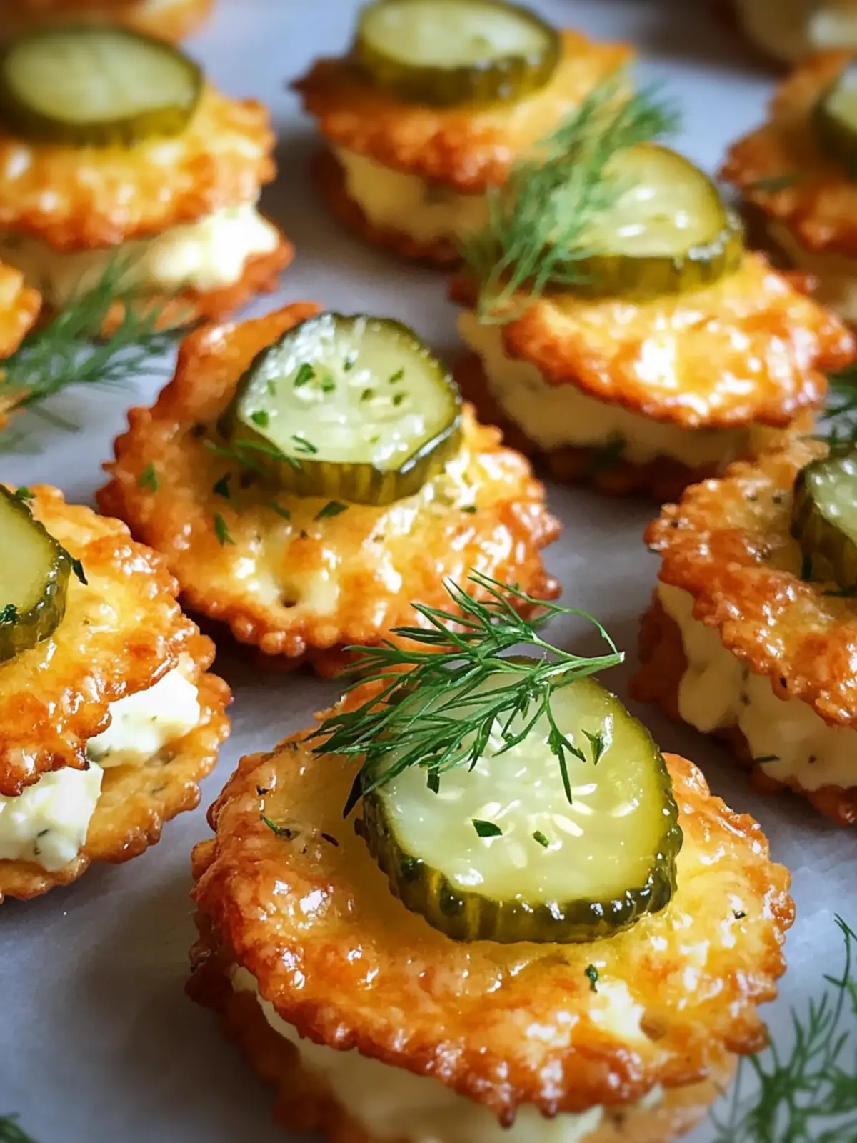 Delicious Dill Pickle Cheese Ritz Bites for Easy Snacking 2 Dill Pickle Cheese Ritz Bites