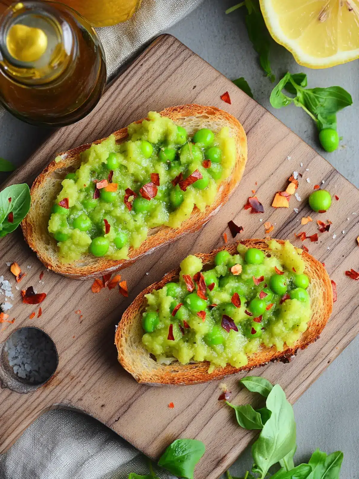 Lemon Pea Crostini: Your New Favorite Fresh Appetizer 3 Lemon Pea Crostini