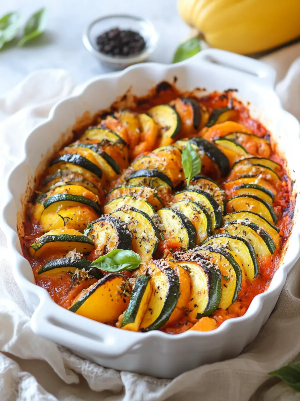 Delicious Baked Squash and Zucchini Ratatouille You’ll Love 5 Baked Squash and Zucchini Ratatouille