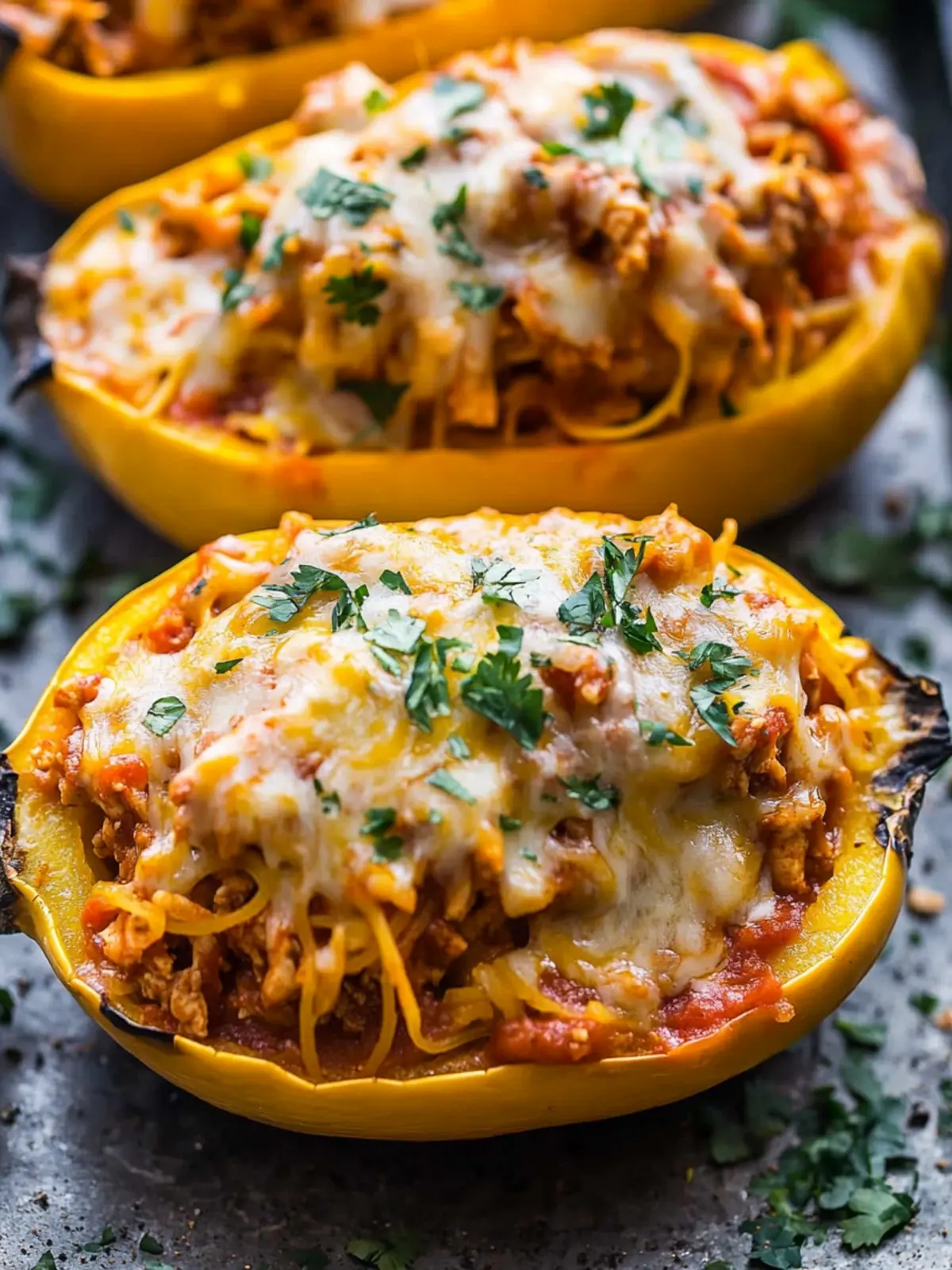 Delicious Chicken Enchilada Stuffed Spaghetti Squash Recipe 2 Chicken Enchilada Stuffed Spaghetti Squash