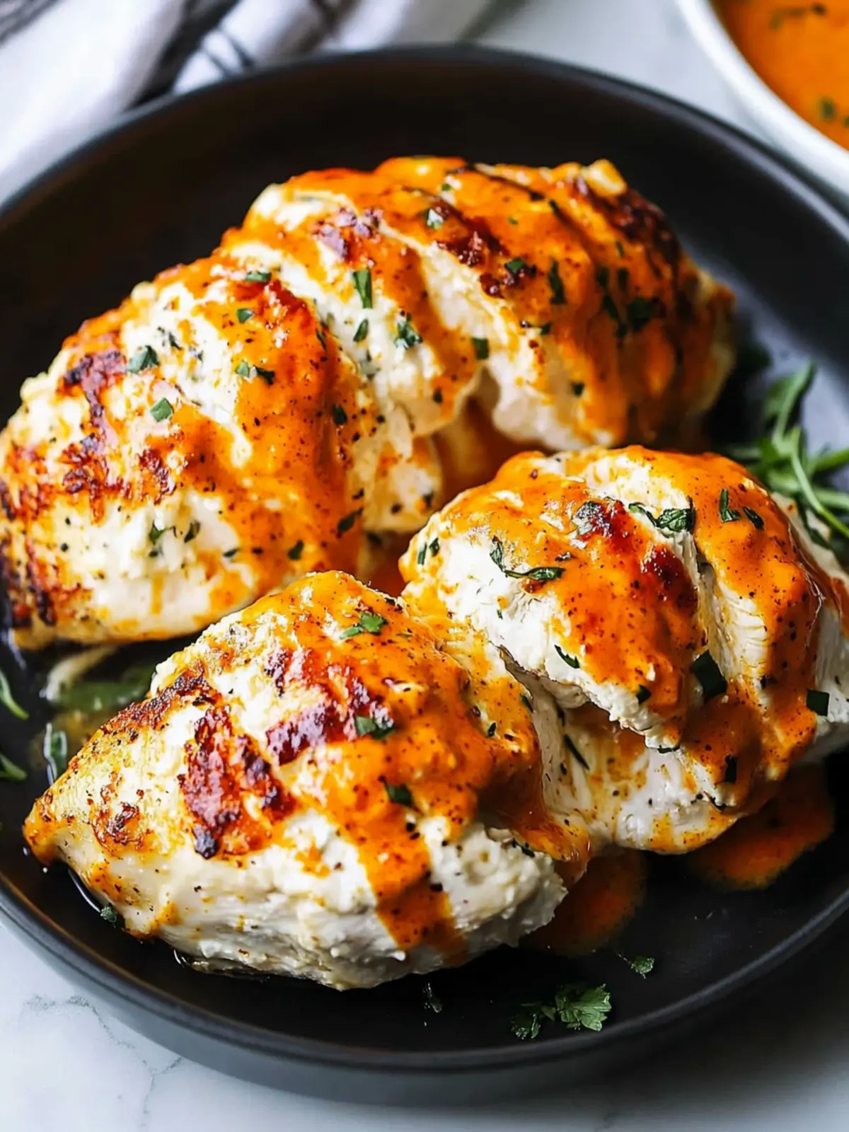 Fiery Buffalo Ranch Stuffed Chicken for Ultimate Comfort Food 4 Buffalo Ranch Stuffed Chicken