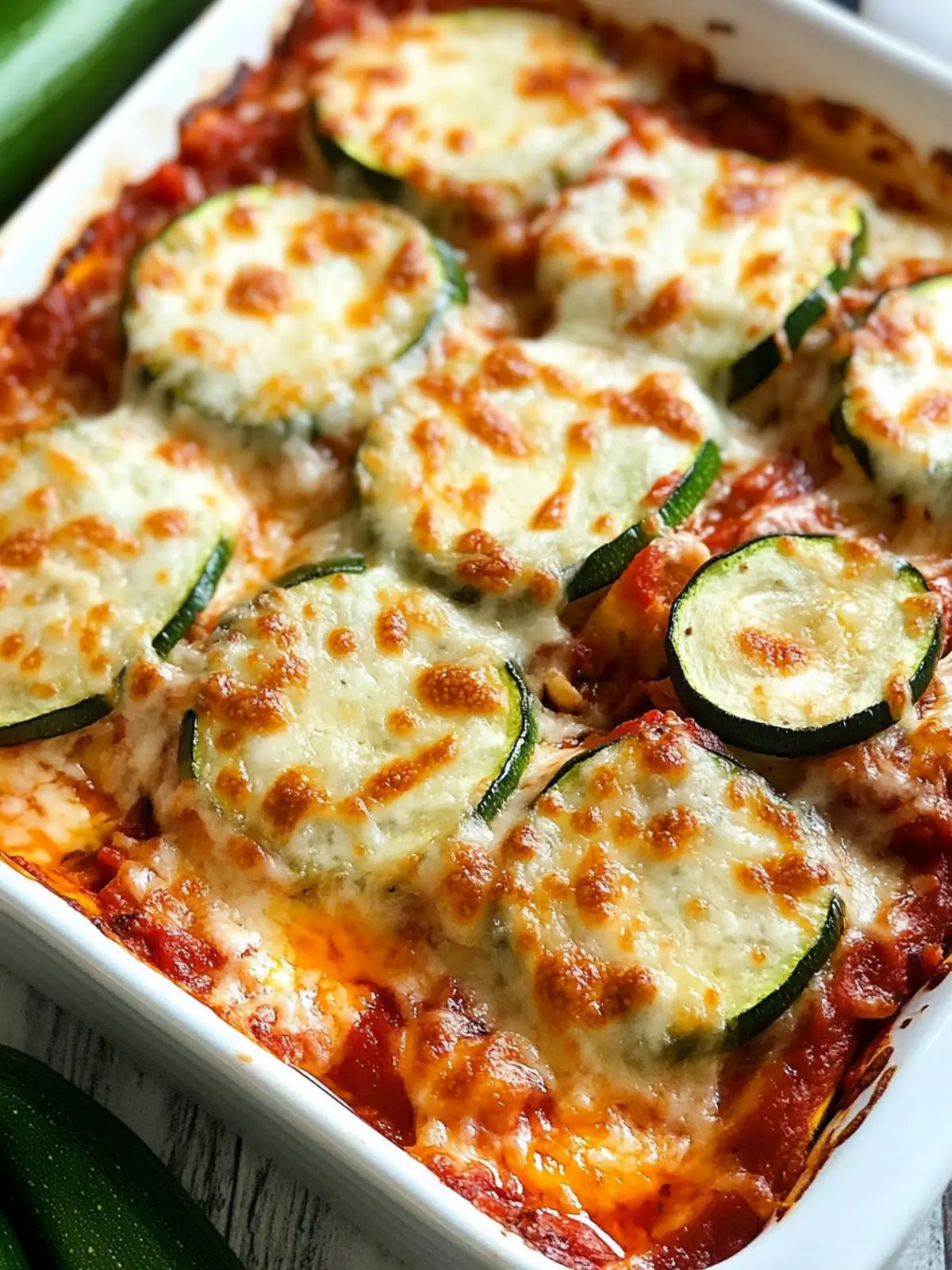 Zucchini Pizza Casserole: A Healthy Twist on Pizza Night! 4 Zucchini Pizza Casserole
