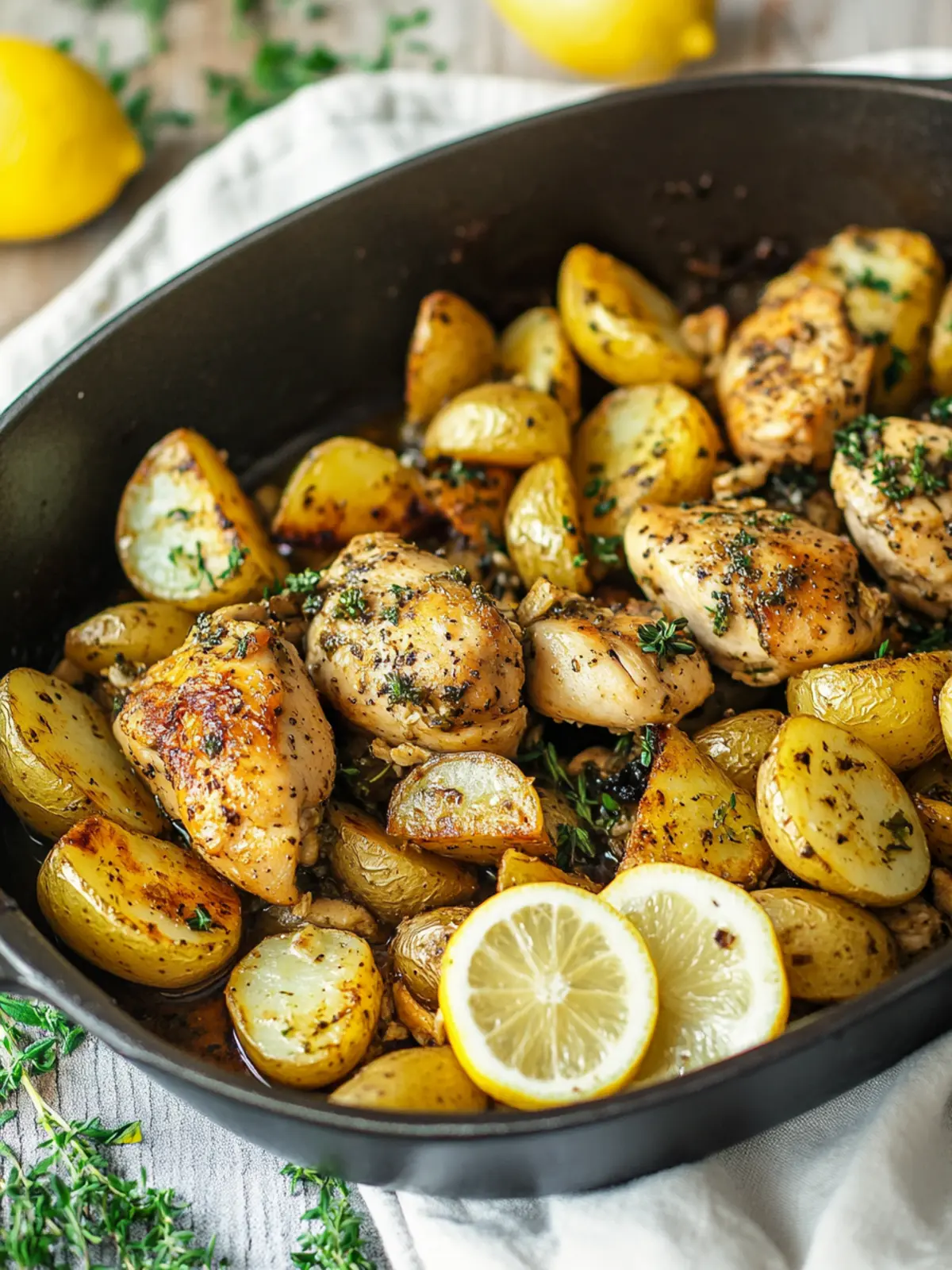 Oregano Lemon Chicken and Potatoes: A Zesty Family Delight 5 Oregano Lemon Chicken and Potatoes