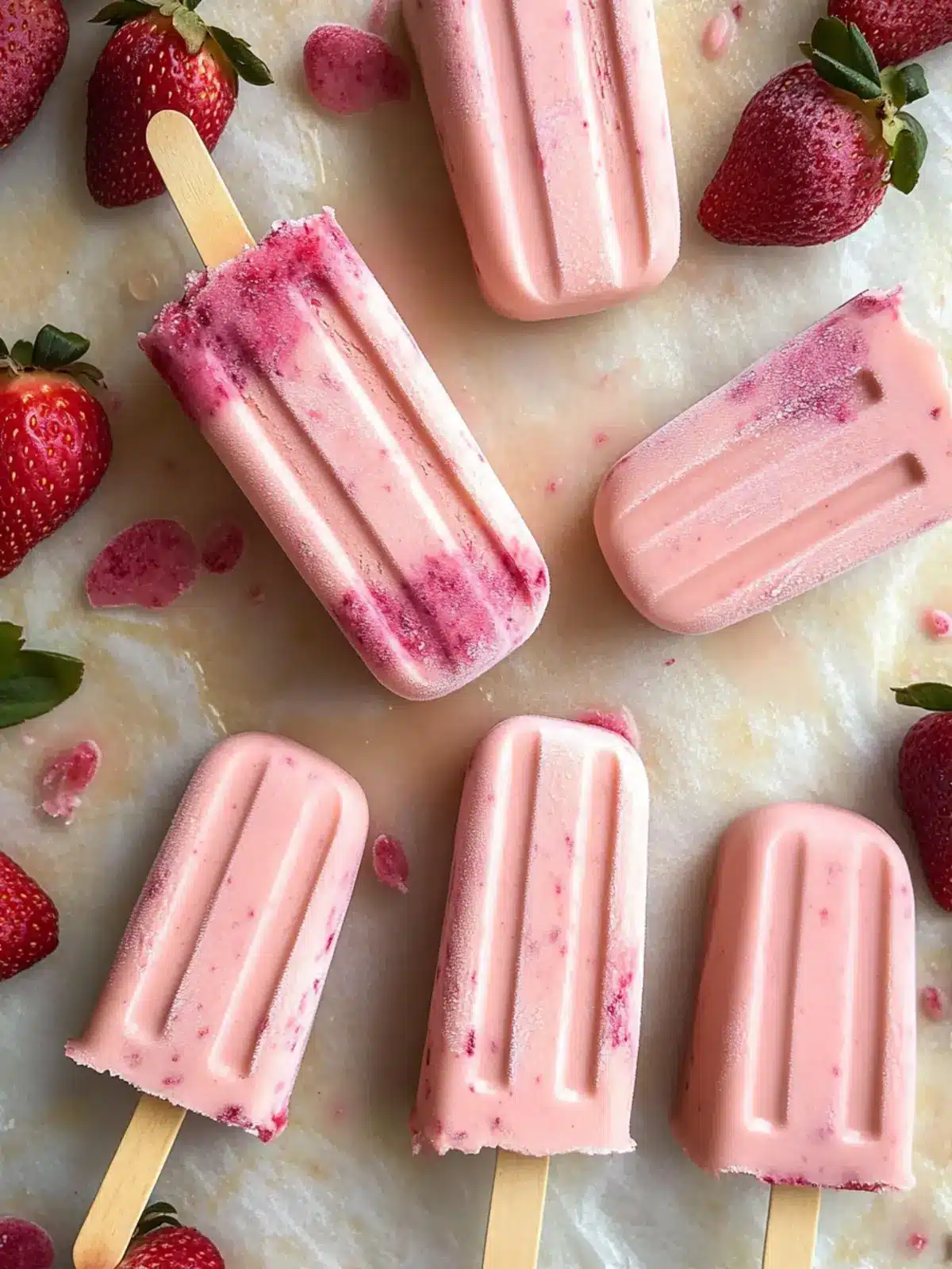 Delicious Strawberry Frozen Yogurt Bars You’ll Love Making 3 Strawberry Frozen Yogurt Bars
