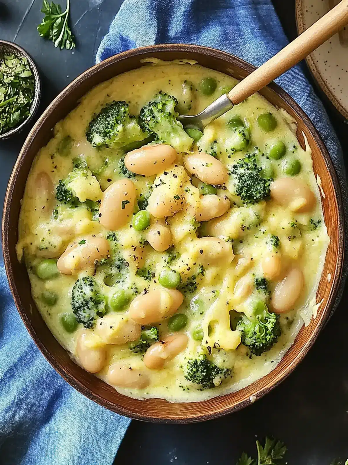 Creamy Broccoli-Cheddar Butter Beans Anyone Can Master 3 Broccoli-Cheddar Butter Beans