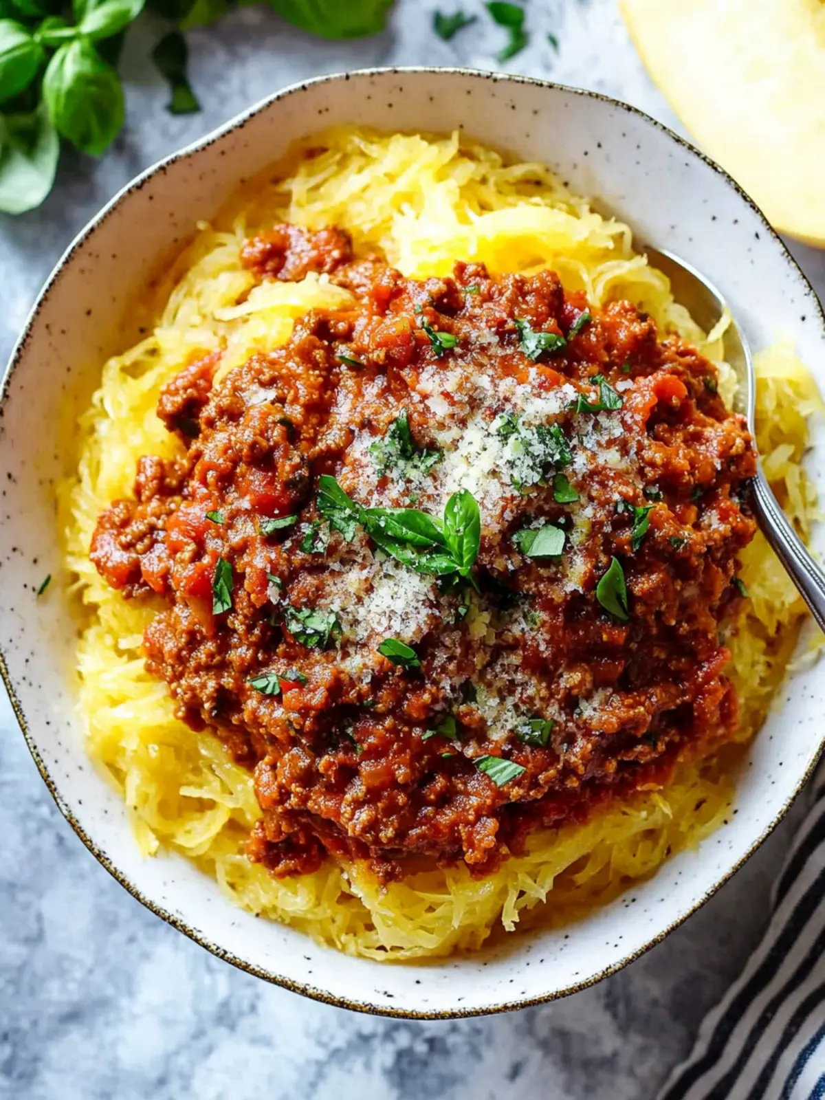 Savor Spaghetti Squash Bolognese: A Healthy Twist on Classic Pasta 4 Spaghetti Squash Bolognese