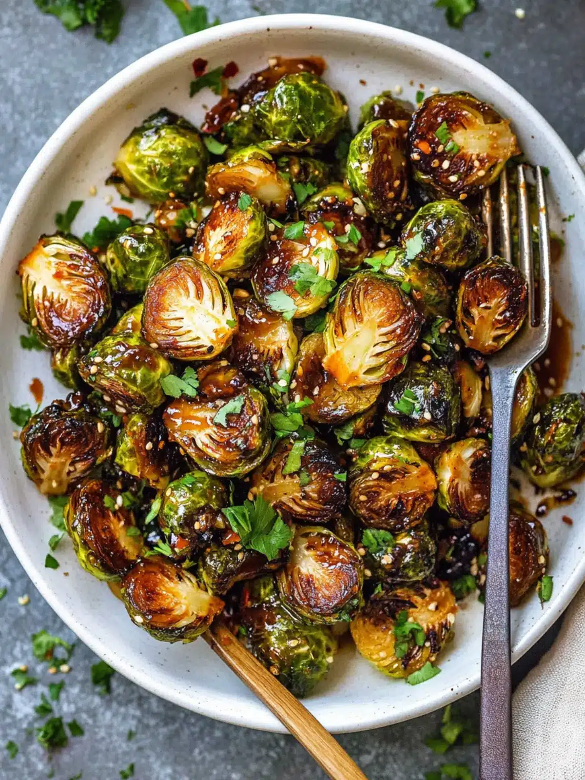 Crispy Asian BBQ Brussels Sprouts to Wow Your Taste Buds 3 Crispy Asian BBQ Brussels Sprouts