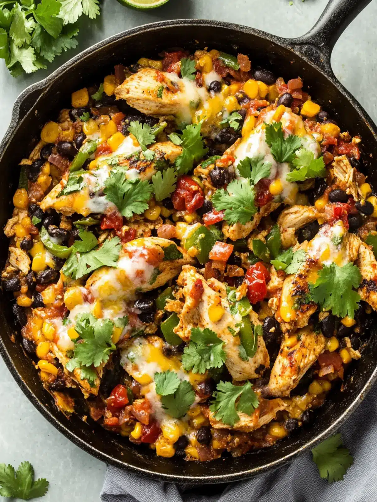 Savor the Flavor: Easy Santa Fe Chicken Skillet Delight 4 Santa Fe Chicken Skillet