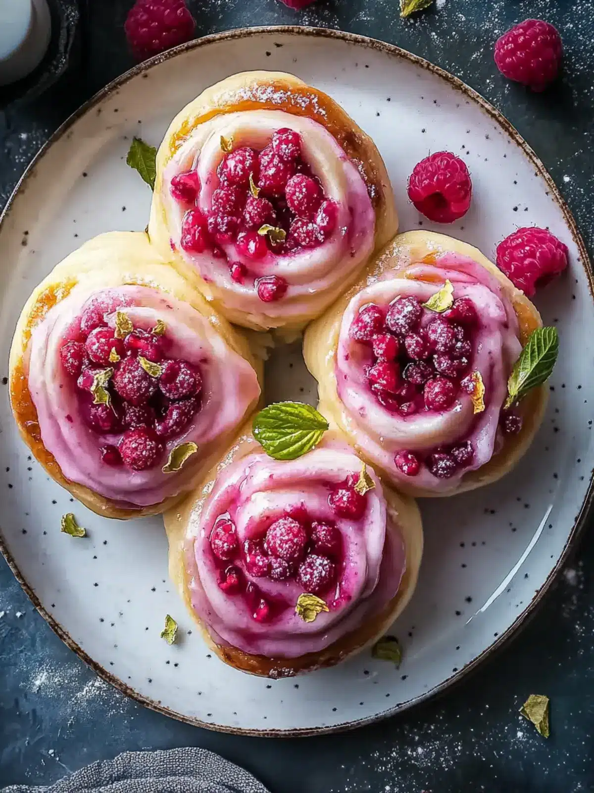 Irresistible Raspberry and Rose Cheesecake Buns Made Easy 3 Raspberry and Rose Cheesecake Buns