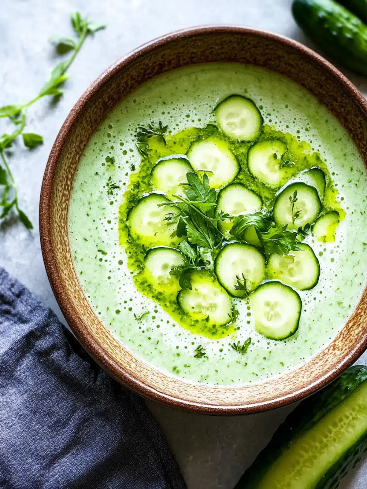 Cool and Creamy Cucumber Gazpacho for Hot Summer Days 4 Cucumber Gazpacho