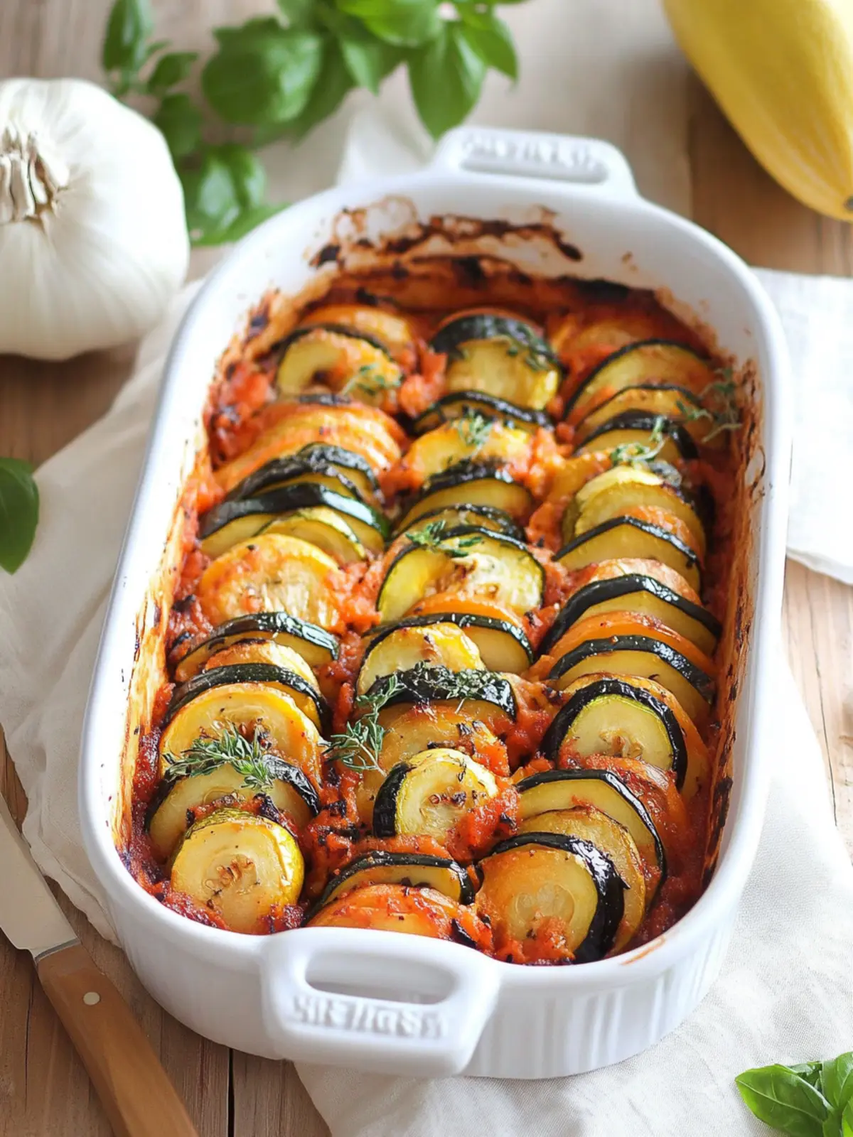 Delicious Baked Squash and Zucchini Ratatouille You’ll Love 4 Baked Squash and Zucchini Ratatouille