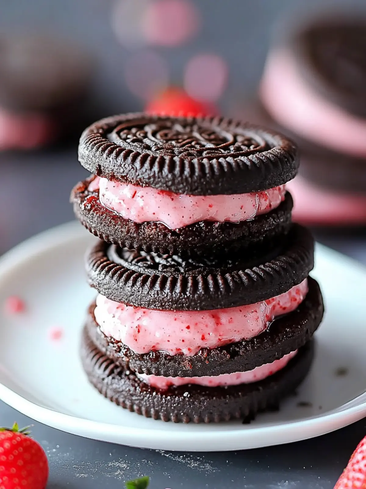 Decadent Double Chocolate Strawberry Oreos You Can't Resist 5 Double Chocolate Strawberry Oreos
