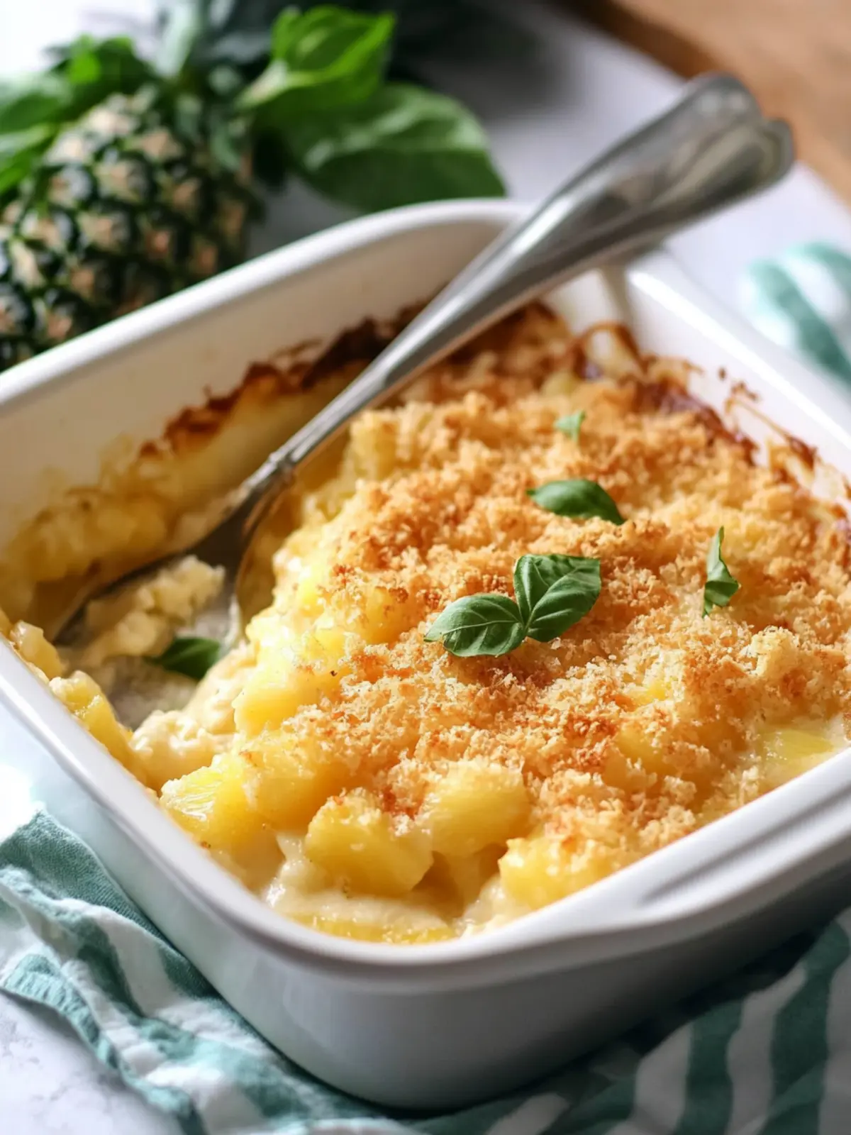 Tasty Pineapple and Cheese Casserole for Cozy Family Nights 3 Pineapple and Cheese Casserole