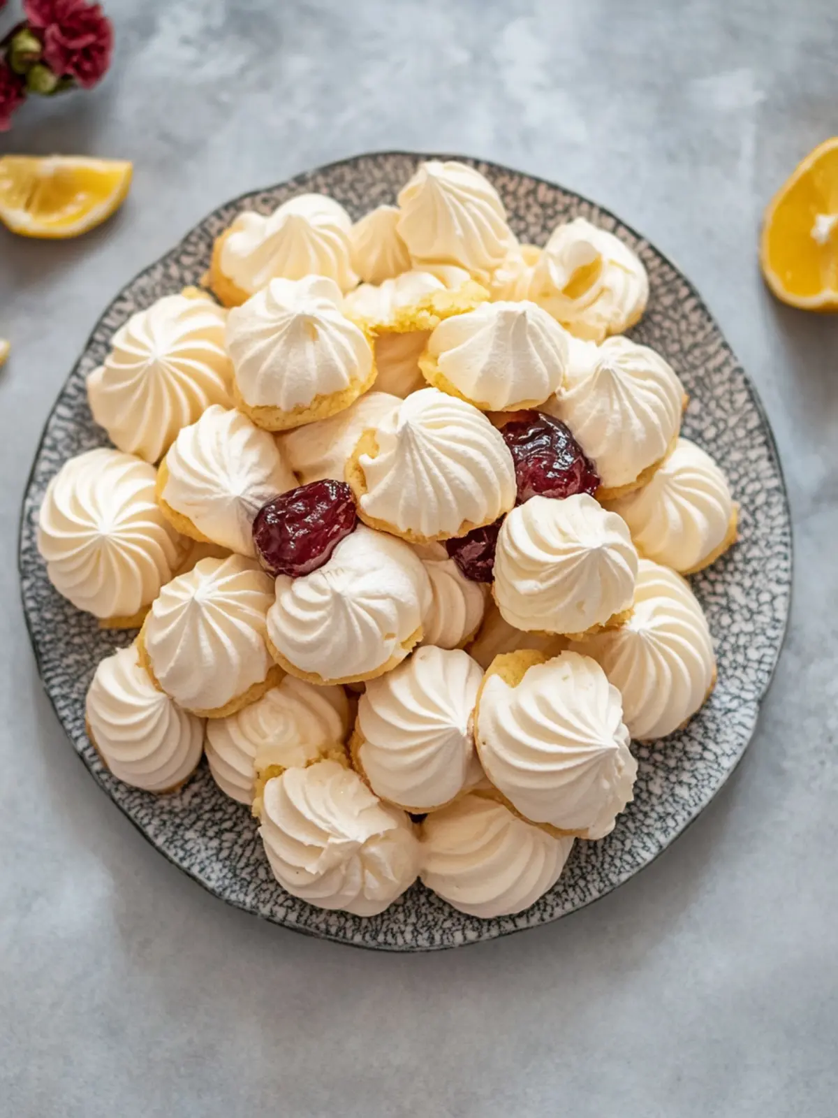 Irresistible Jam-Filled Meringue Butter Cookies Recipe 4 Jam-Filled Meringue Butter Cookies
