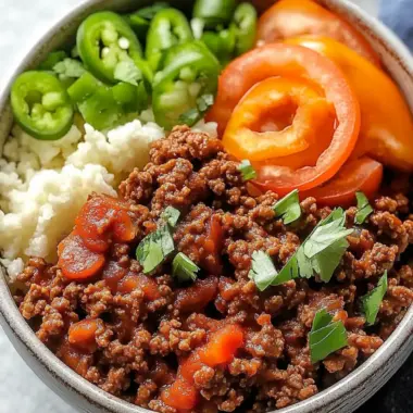 Savory Sloppy Joe Bowls: A Cozy Homemade Delight 10 Sloppy Joe Bowls