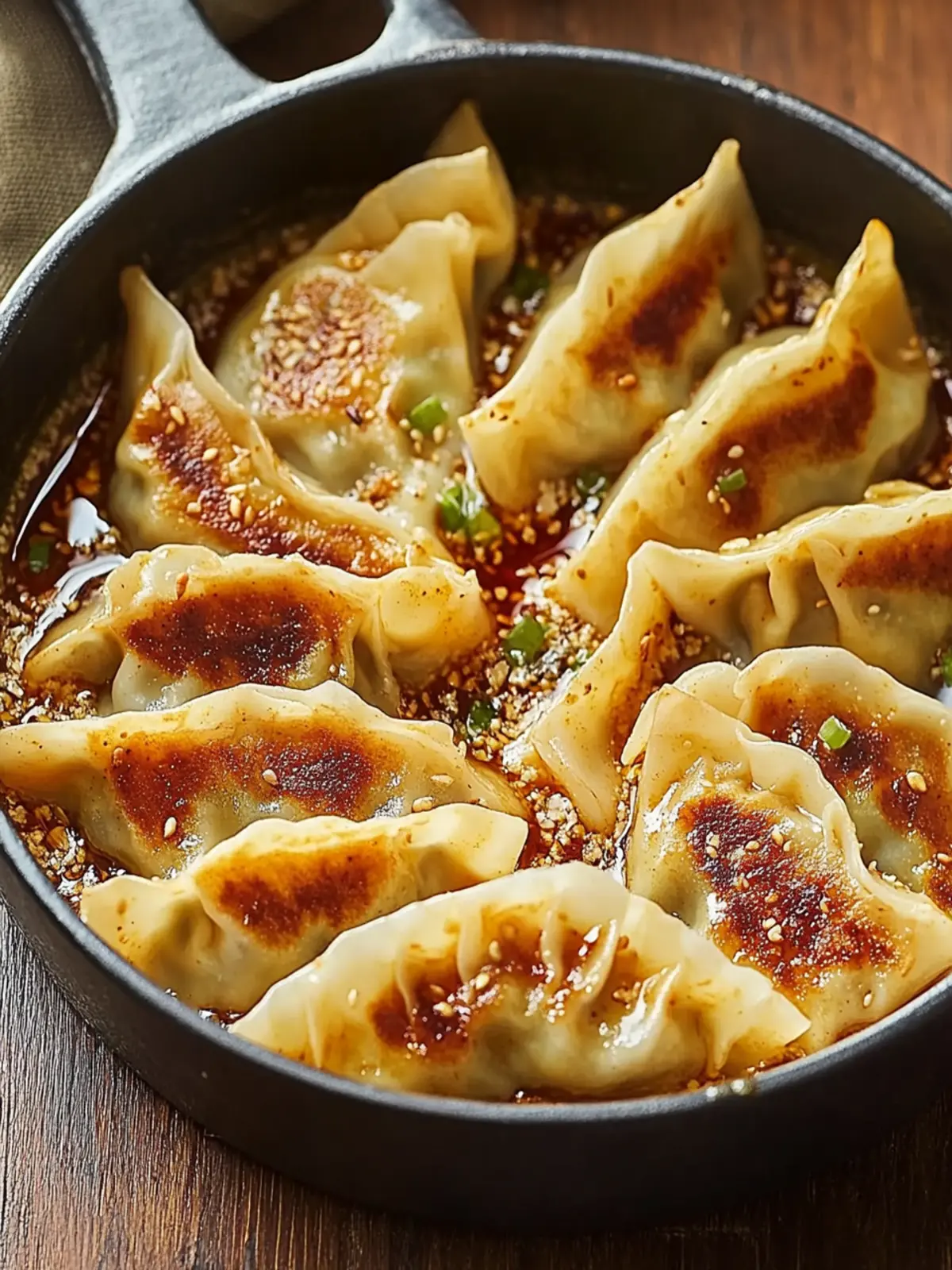 Savory Baked Potstickers with Thai Curry Sauce Delight 3 Baked Potstickers with Thai Curry Sauce