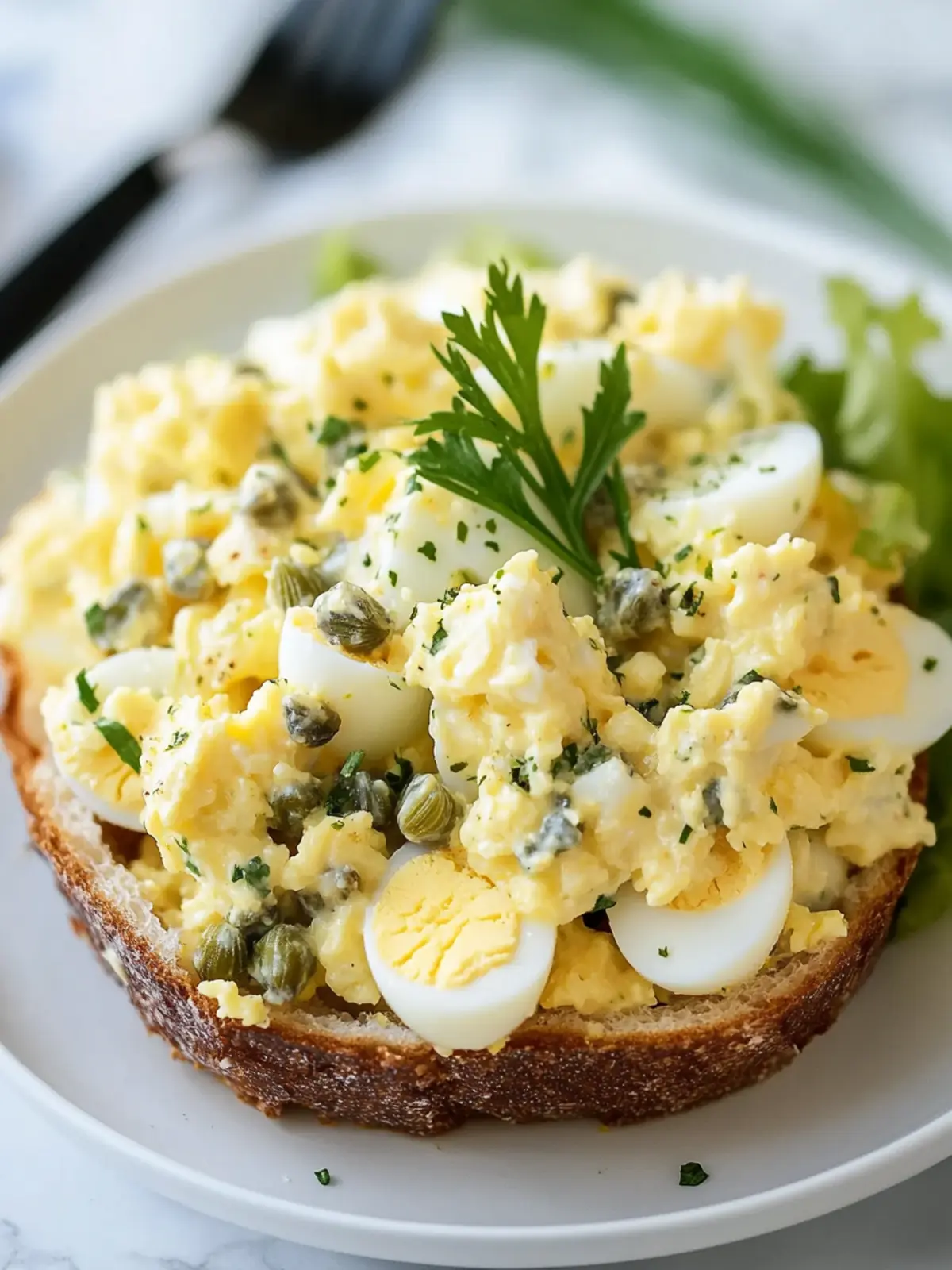 Zesty Lemon Caper Egg Salad for Fresh Flavor Lovers 2 Lemon Caper Egg Salad