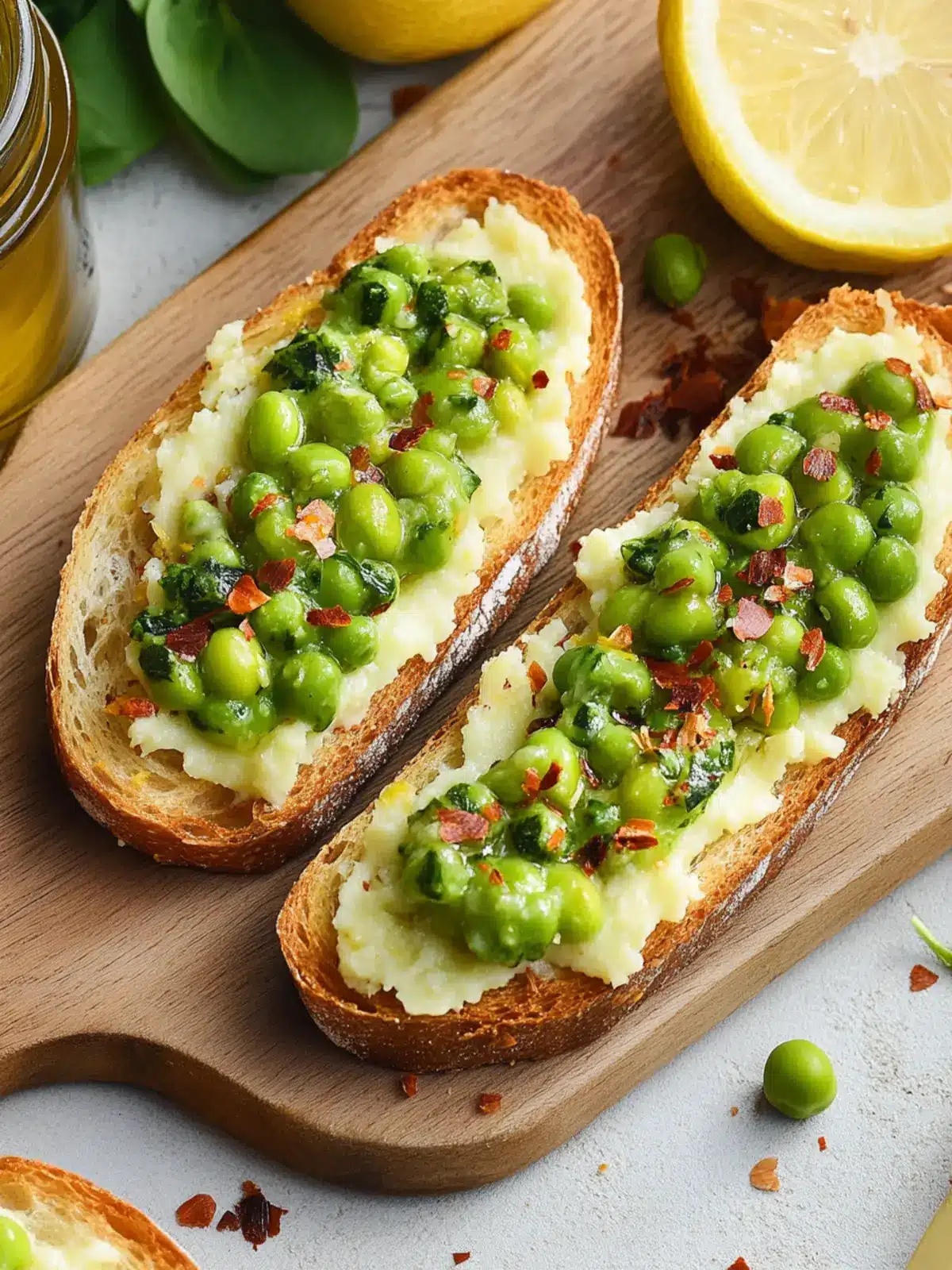 Lemon Pea Crostini: Your New Favorite Fresh Appetizer 5 Lemon Pea Crostini