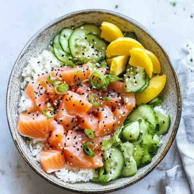 Miso Soy Salmon Sashimi Bowl: Fresh Flavor in 15 Minutes! 9 Miso Soy Salmon Sashimi Bowl