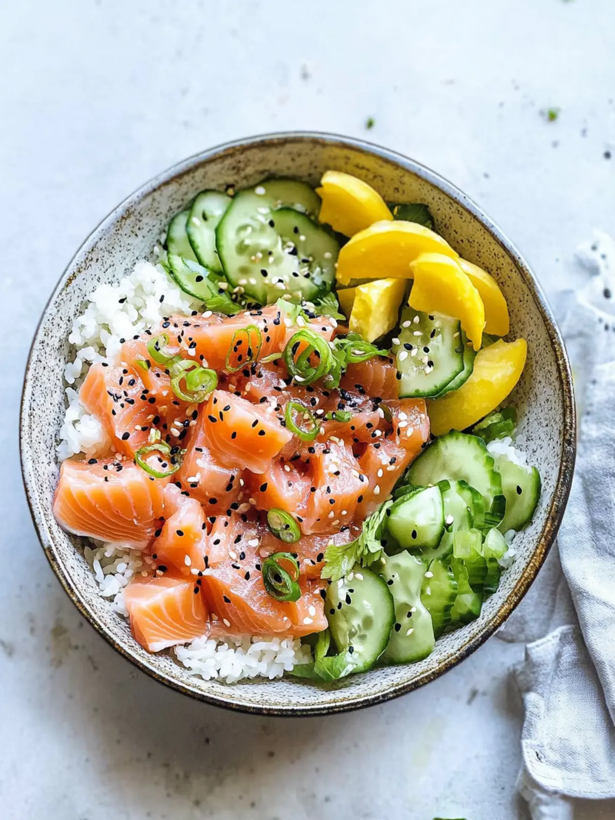 Miso Soy Salmon Sashimi Bowl: Fresh Flavor in 15 Minutes! 5 Miso Soy Salmon Sashimi Bowl