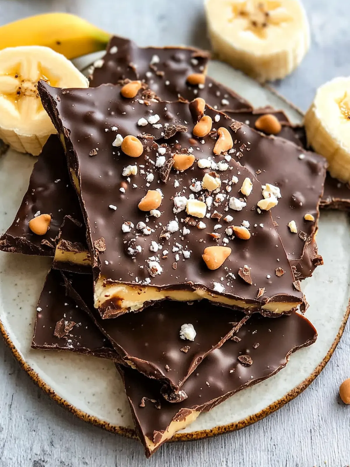 Deliciously Easy Chocolate Banana Bark You’ll Crave 2 Chocolate Banana Bark