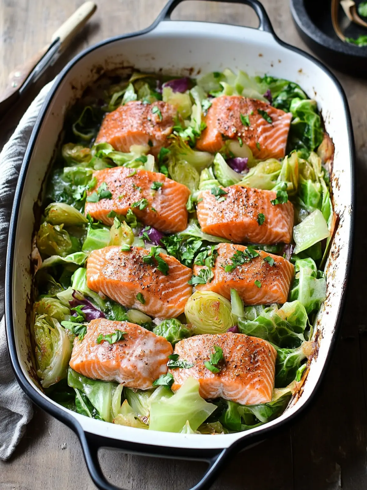 Savory Salmon and Cabbage Bake for a Cozy Dinner Night 5 Salmon and Cabbage Bake