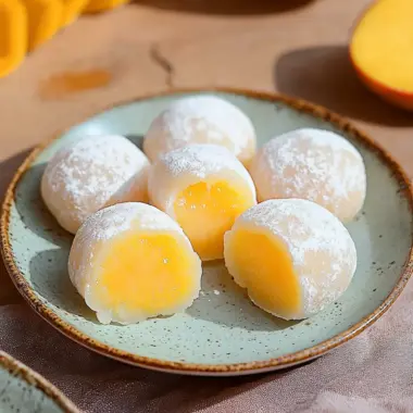 Delicious Mango Mochi: A Simple, Chewy Treat to Make at Home 9 Mango Mochi