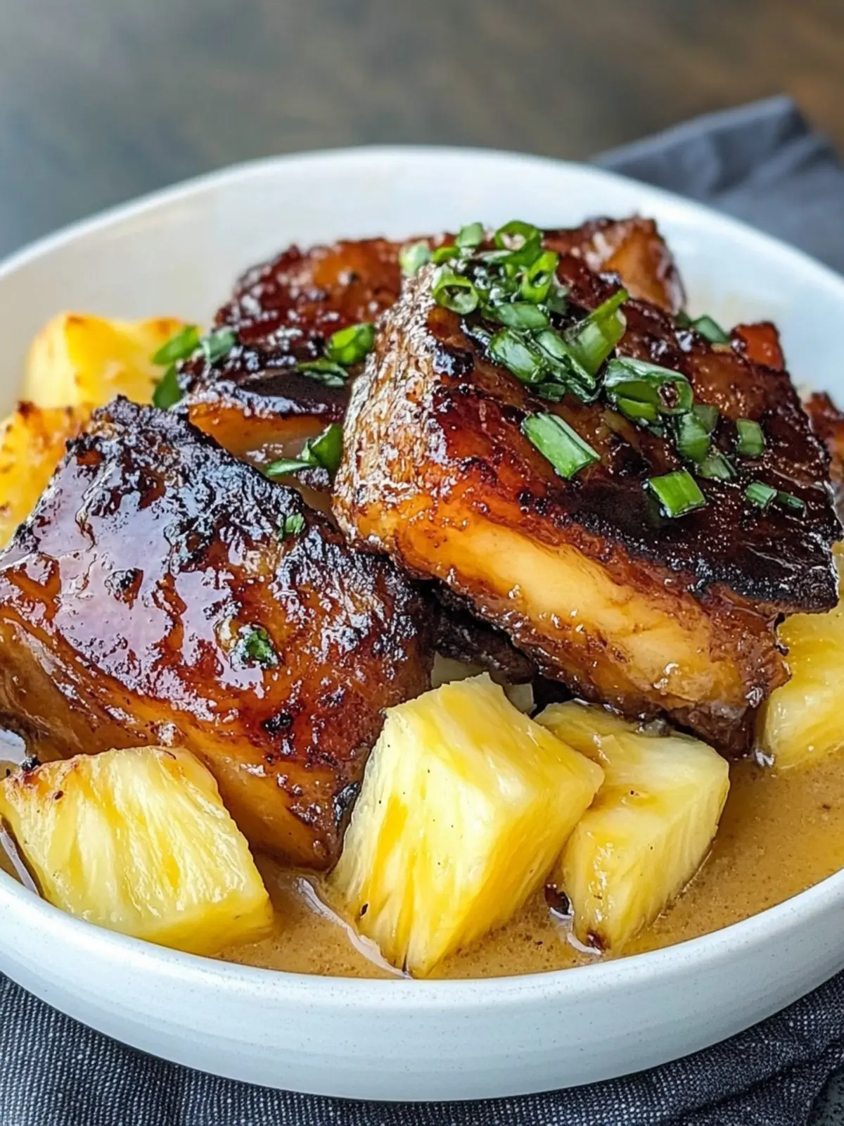 Pineapple-Glazed Pork Belly: Easy Sweet-Savory Delight 2 Pineapple-Glazed Pork Belly