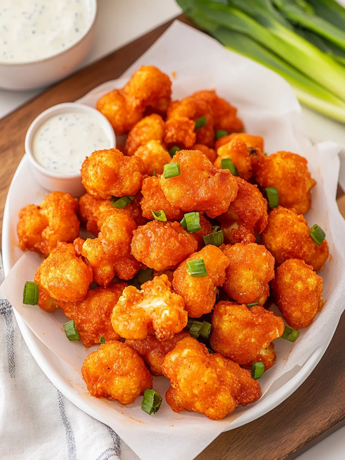 Crispy Buffalo Cauliflower Bites That Will Wow Your Taste Buds 3 Crispy Buffalo Cauliflower Bites