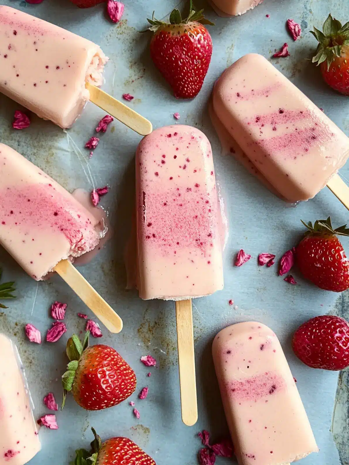 Delicious Strawberry Frozen Yogurt Bars You’ll Love Making 2 Strawberry Frozen Yogurt Bars