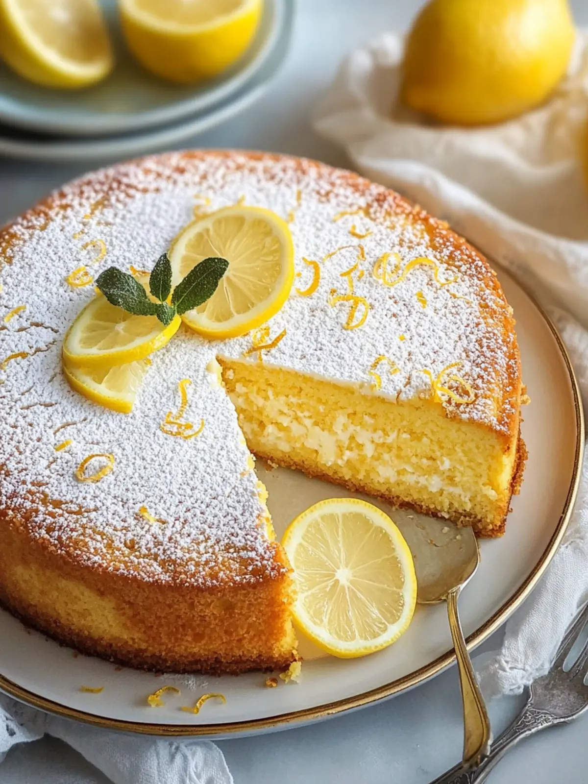 Deliciously Light Italian Lemon Ricotta Cake You’ll Love 3 Italian Lemon Ricotta Cake