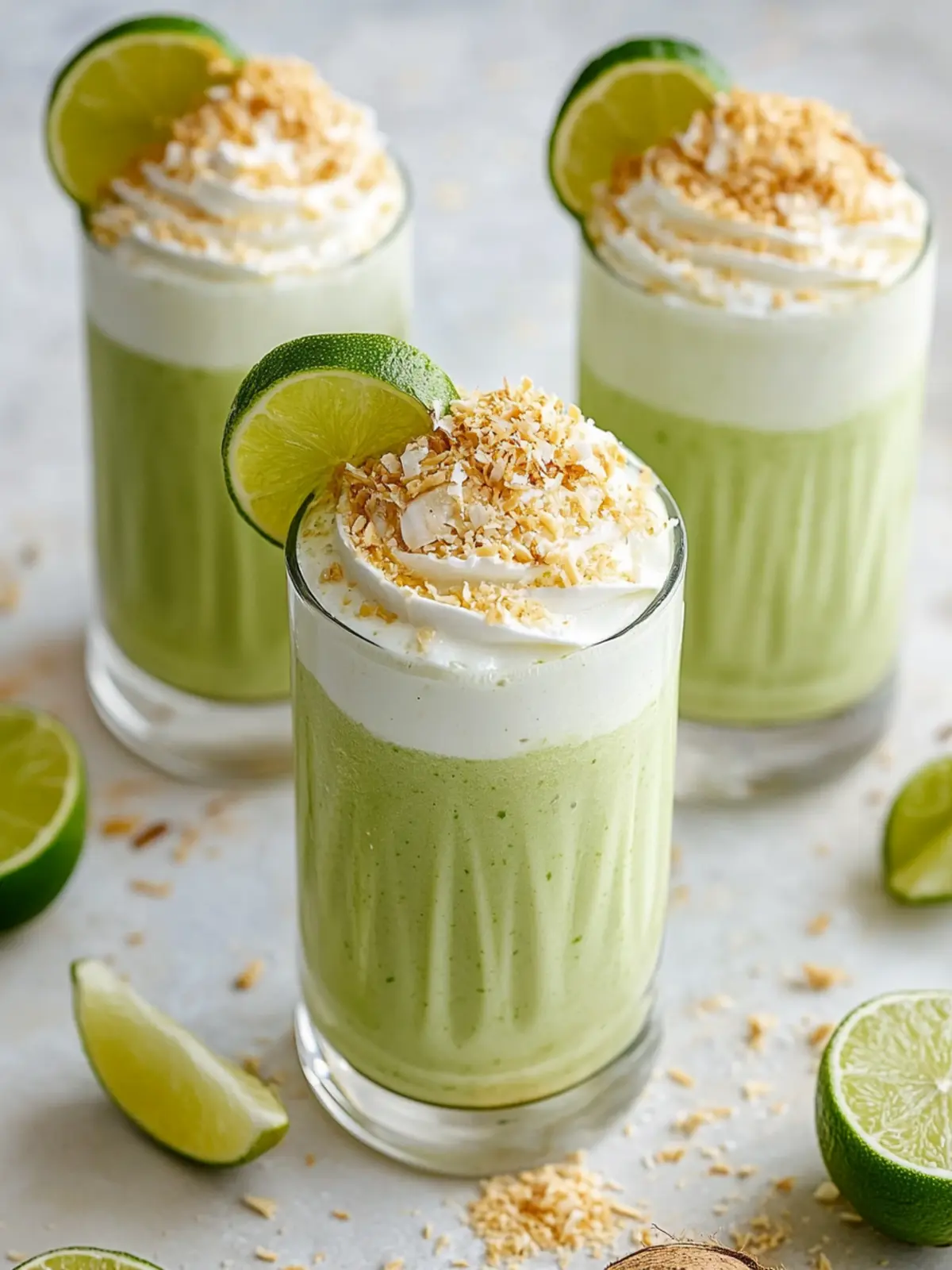Delight in a Coconut Key Lime Pie Smoothie for Blissful Sips 2 Coconut Key Lime Pie Smoothie