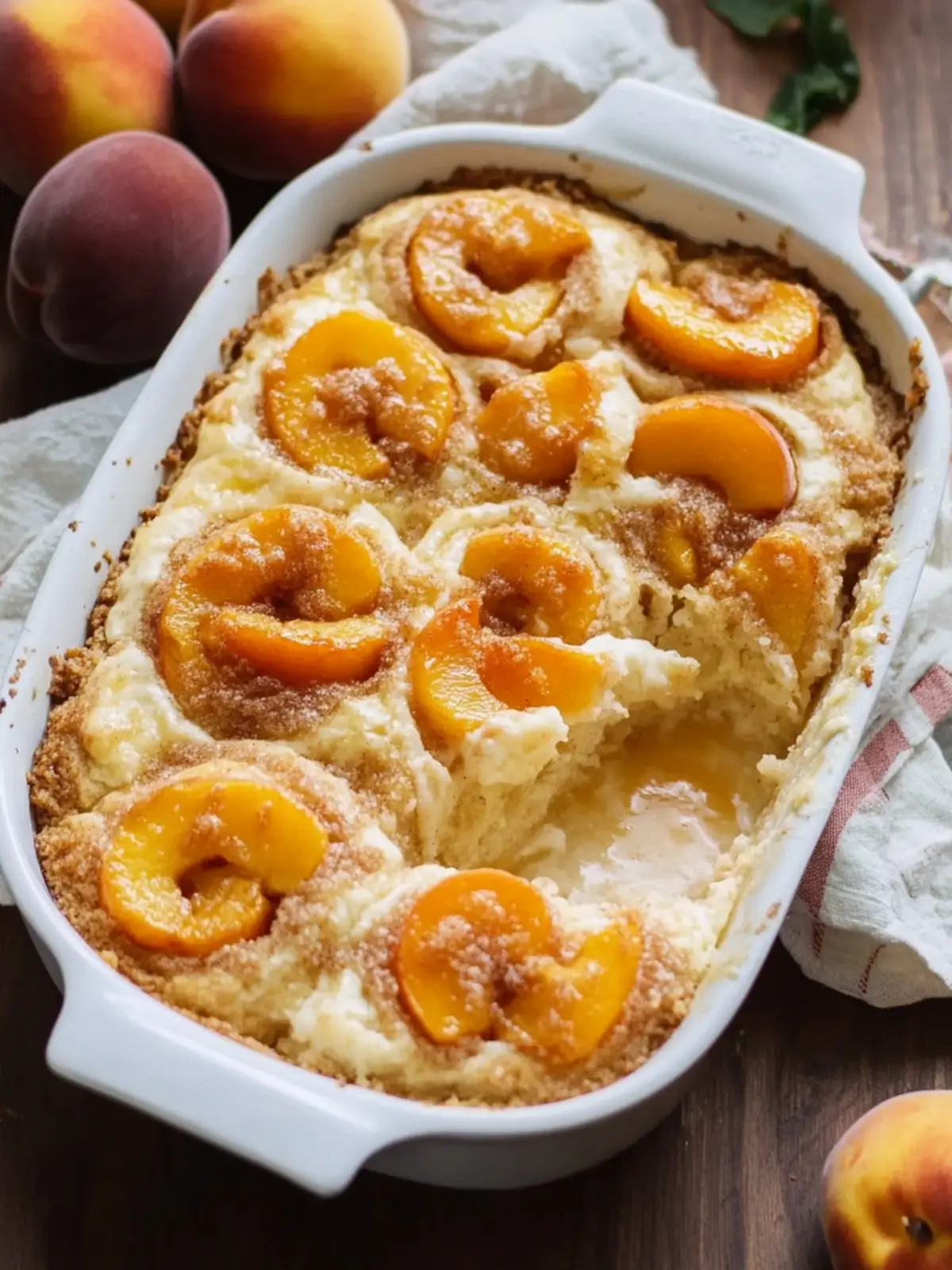 Homemade Peach Cobbler Cinnamon Rolls with Crumb Topping Bliss 3 Homemade Peach Cobbler Cinnamon Rolls