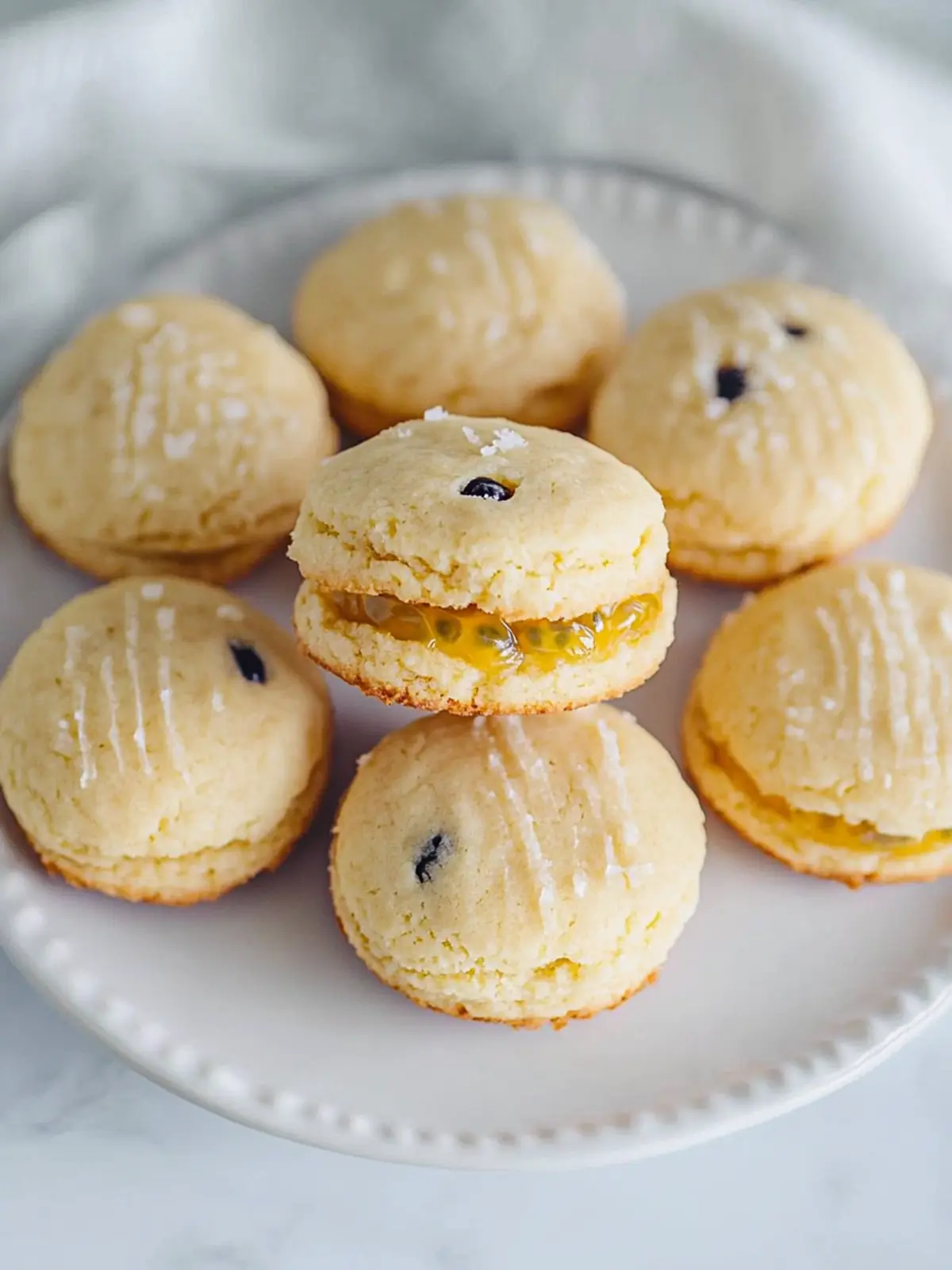 Delight in Homemade Passionfruit Sponge Cookies Today! 3 Passionfruit Sponge Cookies