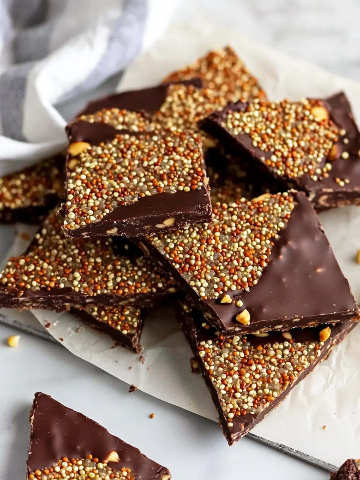Delicious Peanut Butter Quinoa Bark for Guilt-Free Snacking 5 Peanut Butter Quinoa Bark