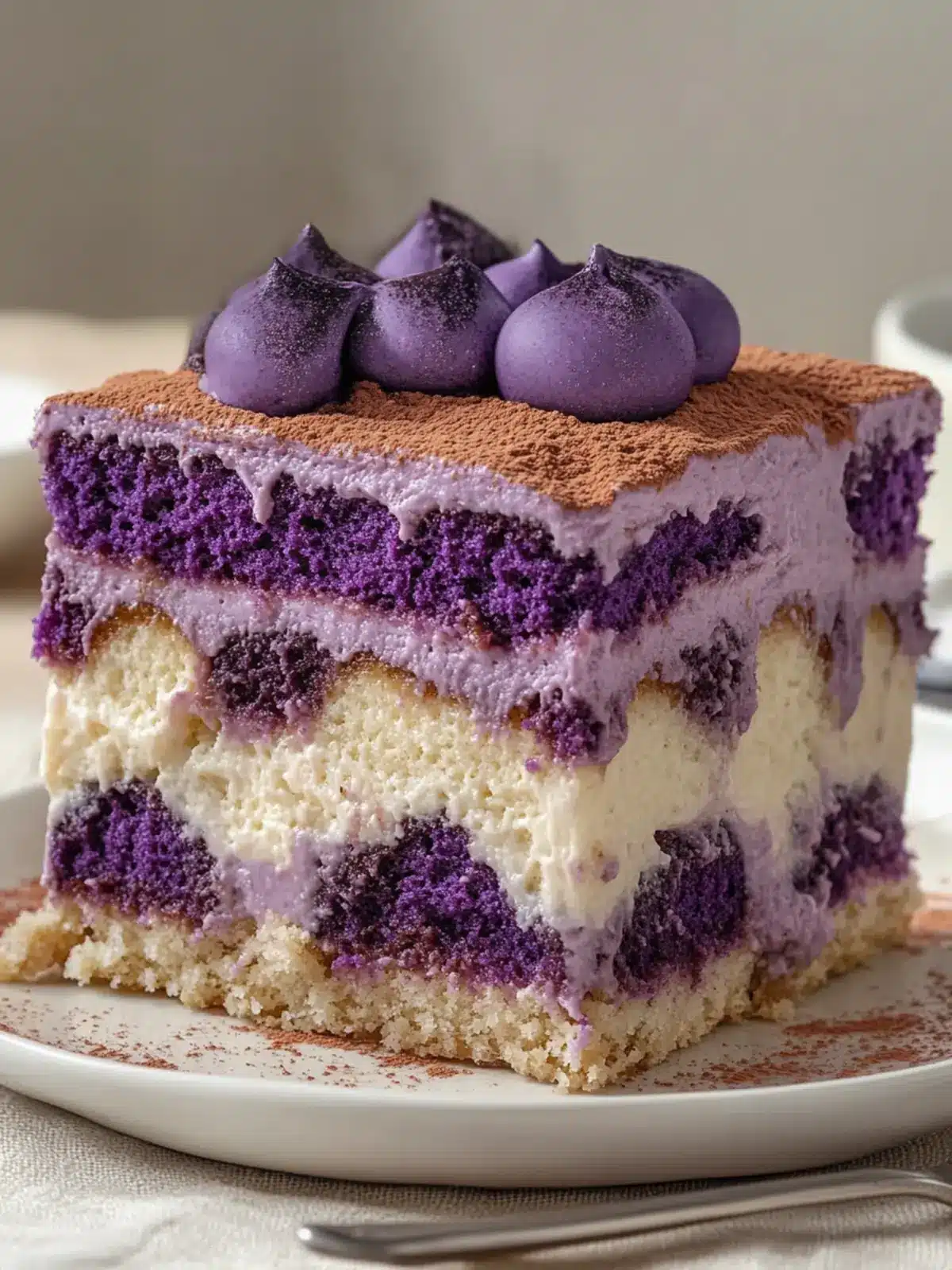 Delightful Ube Tiramisu: A Colorful Twist on a Classic Treat 5 Ube Tiramisu