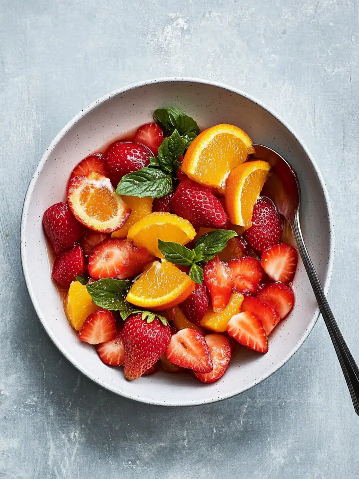 Refresh Your Day with Strawberry and Orange Salad with Citrus Syrup 2 Strawberry and Orange Salad with Citrus Syrup