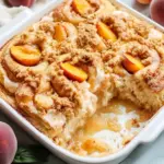 Homemade Peach Cobbler Cinnamon Rolls with Crumb Topping Bliss 11 Homemade Peach Cobbler Cinnamon Rolls