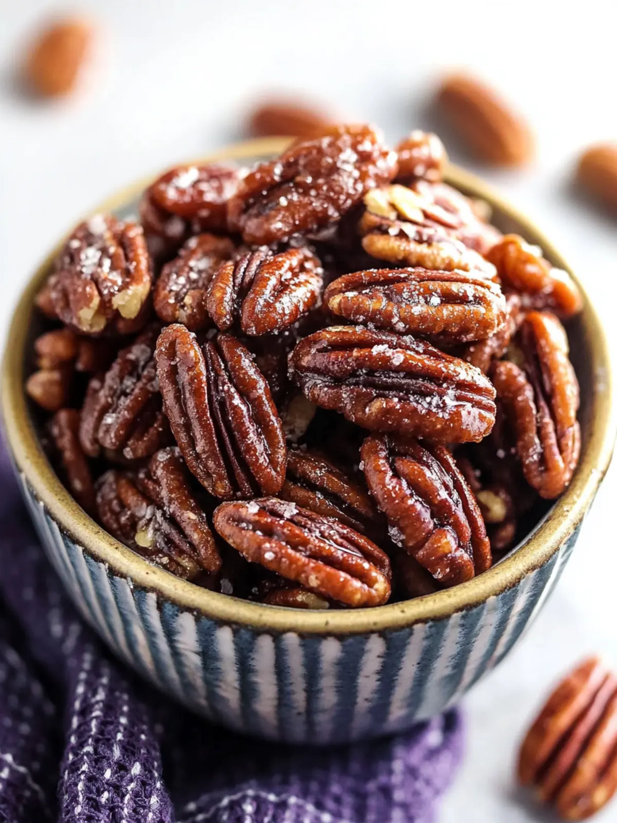 Decadent Salted Caramel Coated Pecans You’ll Crave Daily 3 Salted Caramel Coated Pecans