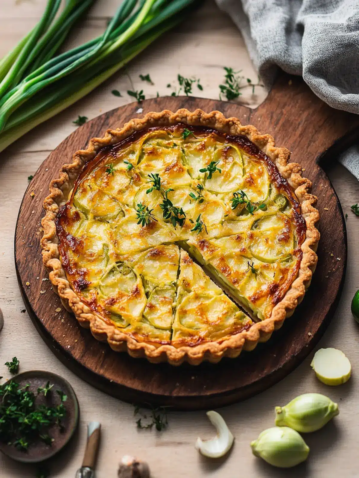 Mouthwatering Vegan Leek Tart that's Easy and Nutrient-Packed 4 Vegan Leek Tart