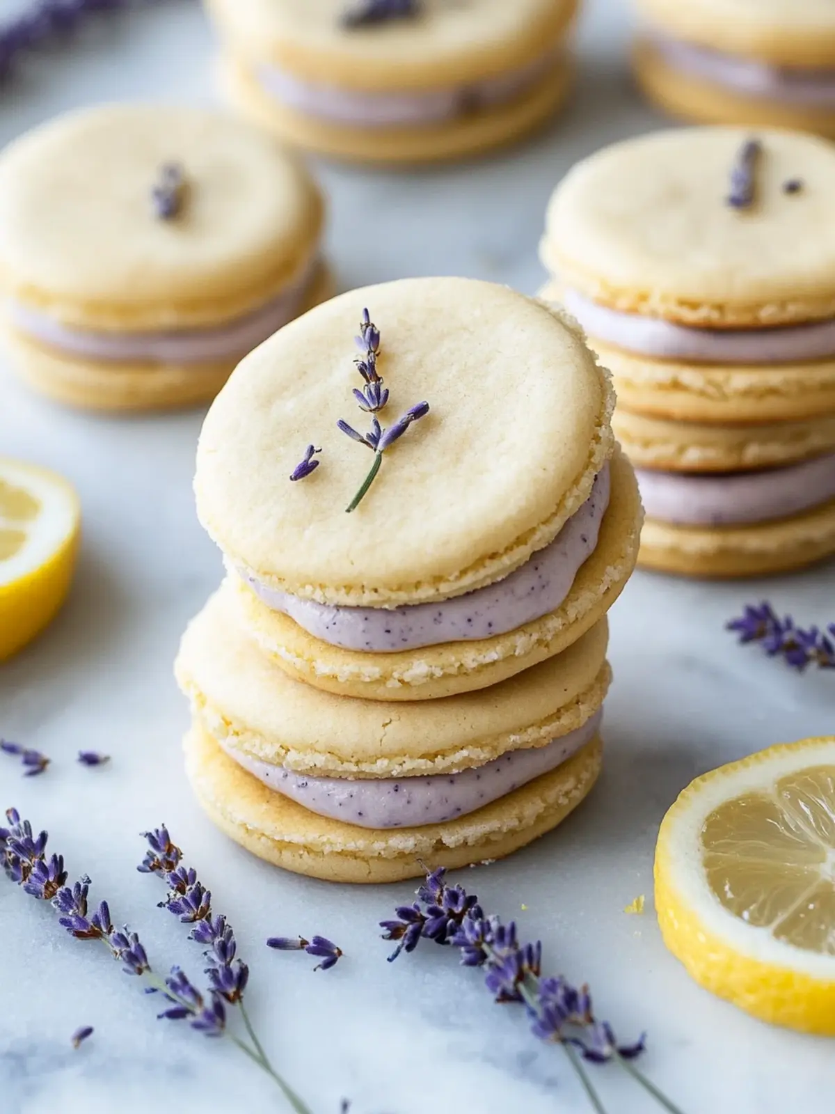 Delightful Lemon Lavender Sandwich Cookies for a Sweet Treat 2 Lemon Lavender Sandwich Cookies