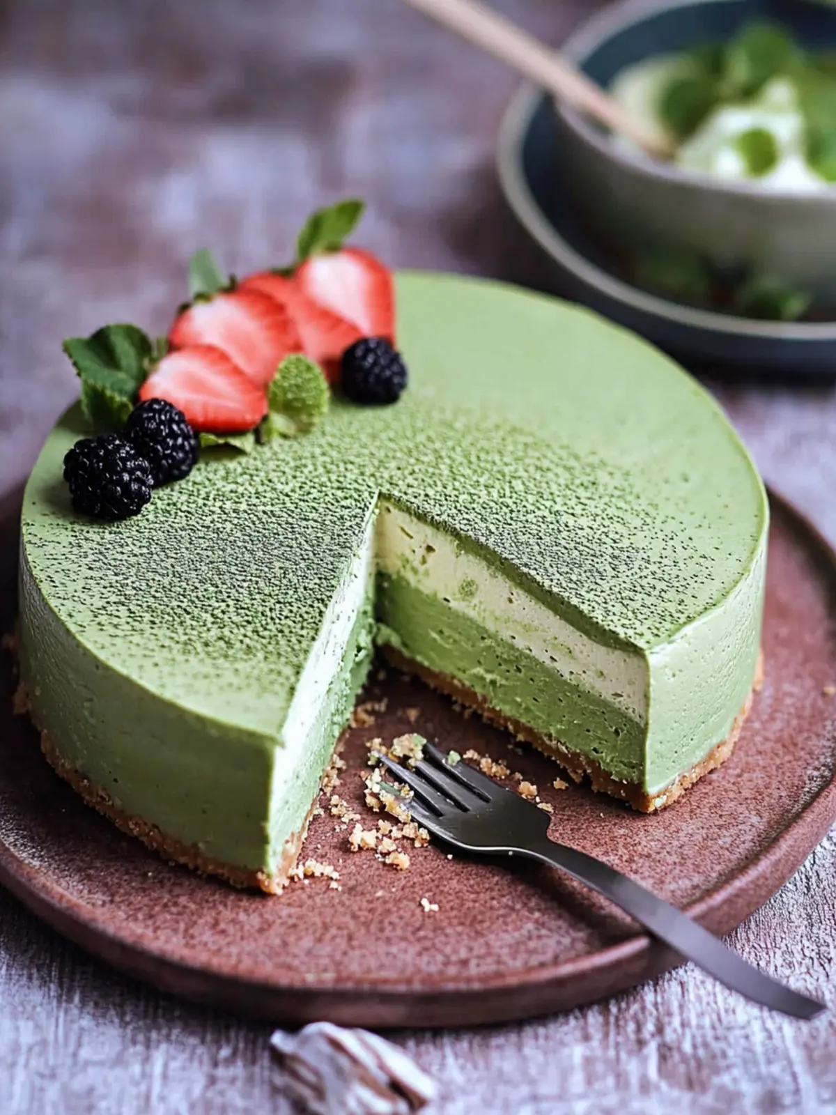 Delightful Matcha Rare Cheesecake for a Sweet Escape 3 Matcha Rare Cheesecake
