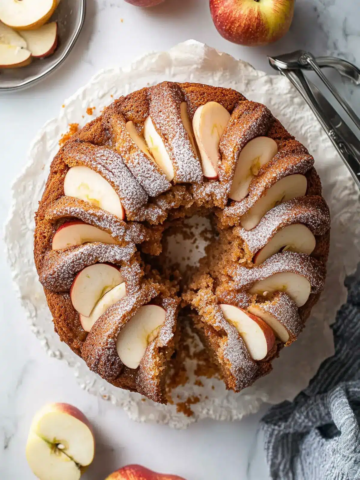 Deliciously Moist Applesauce Cake That's 100% Vegan 2 Applesauce Cake