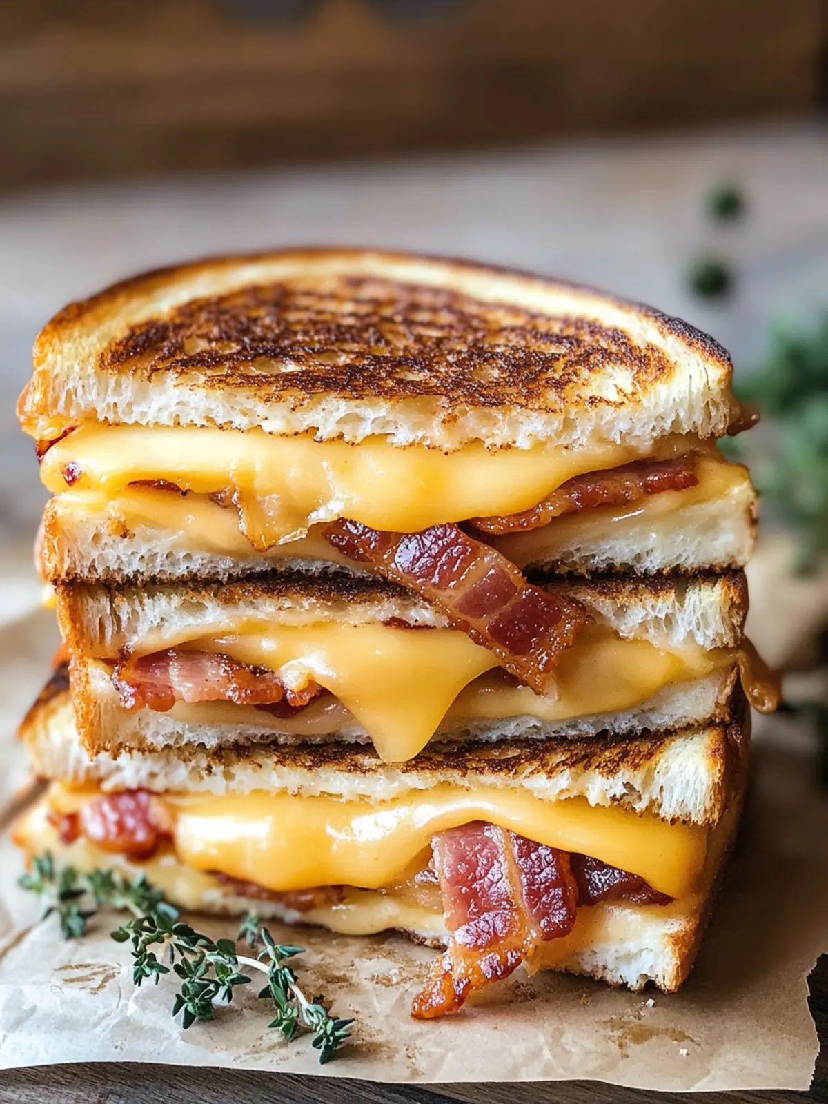 Savory Apple Bacon and Cheddar Grilled Cheese Bliss 5 Apple Bacon and Cheddar Grilled Cheese
