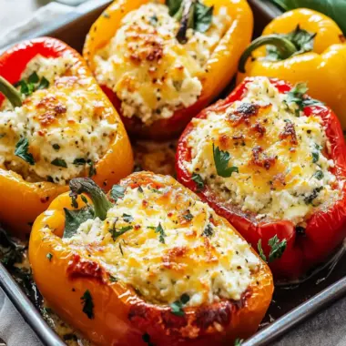 Tuscan Ricotta Stuffed Peppers to Delight Your Taste Buds 9 Tuscan Ricotta Stuffed Peppers