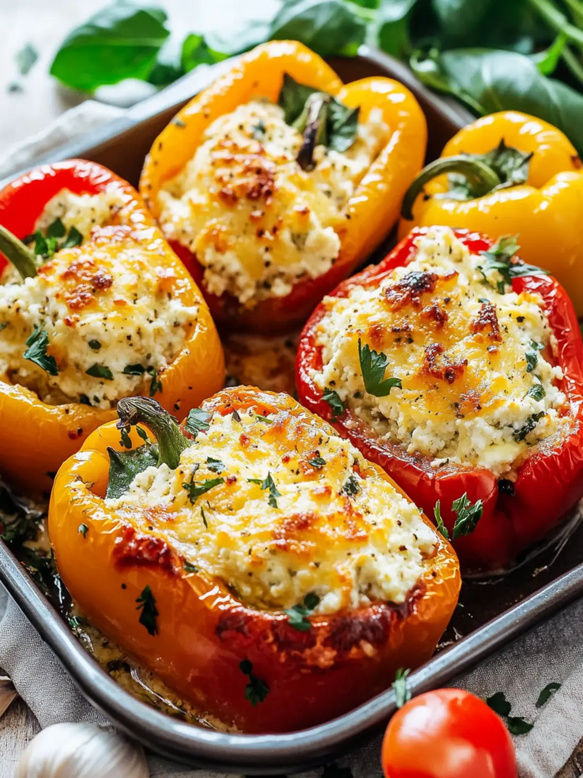 Tuscan Ricotta Stuffed Peppers to Delight Your Taste Buds 5 Tuscan Ricotta Stuffed Peppers