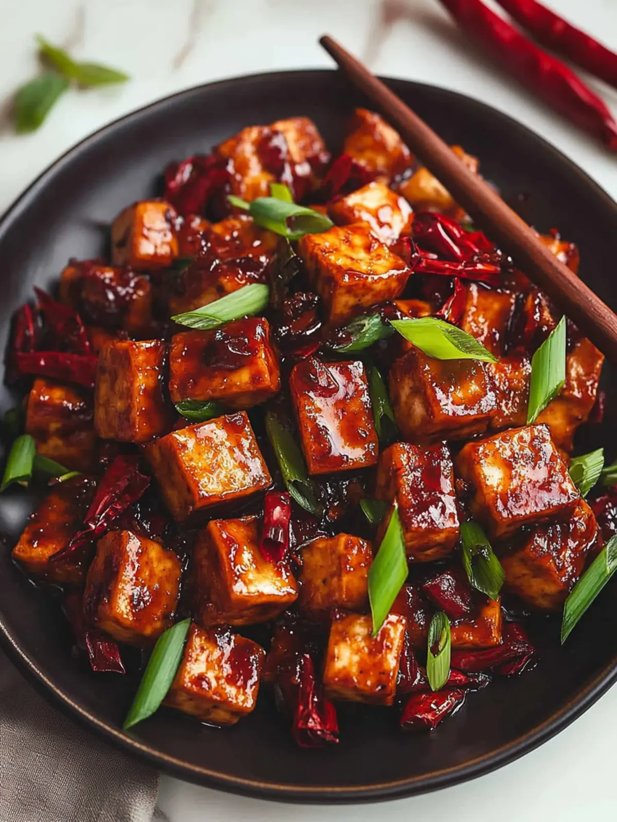 Crispy Szechuan Tofu That Will Spice Up Your Dinner Tonight 4 Crispy Szechuan Tofu