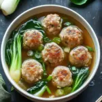 Ginger Chicken Meatball Soup with Bok Choy for Cozy Nights 11 Ginger Chicken Meatball Soup with Bok Choy