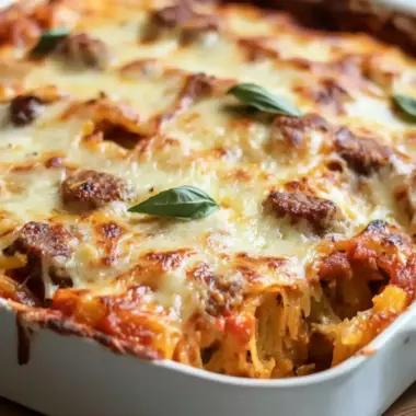 Savory Sausage and Peppers Spaghetti Squash Casserole Bliss 9 Sausage and Peppers Spaghetti Squash Casserole